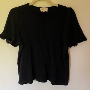 Sezane Puff Sleeve Shirt